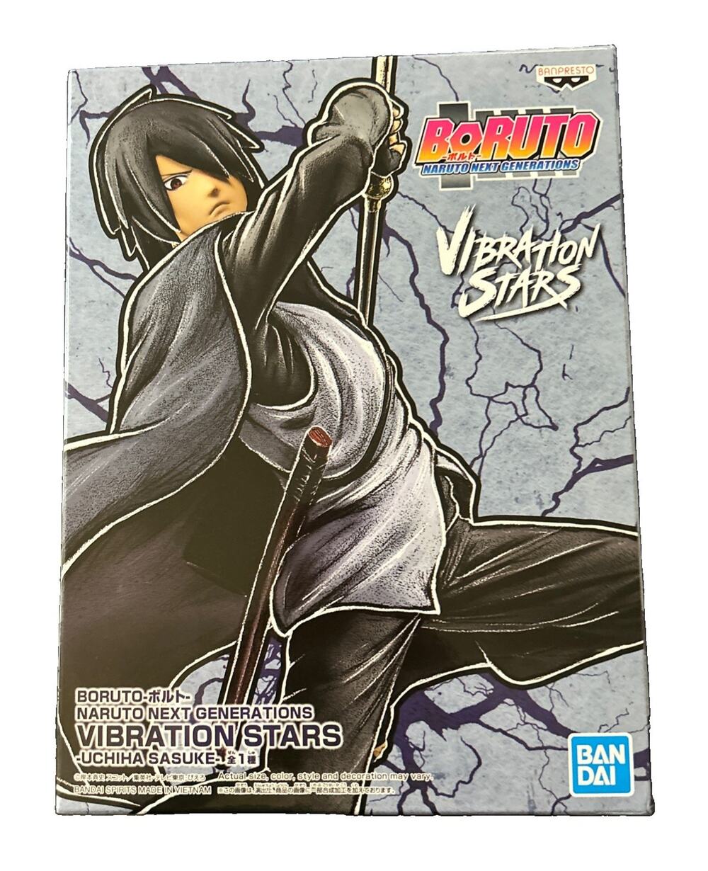 Boruto Naruto Next Generation Vibration Stars Uchiha Sasuke Figure New & Sealed